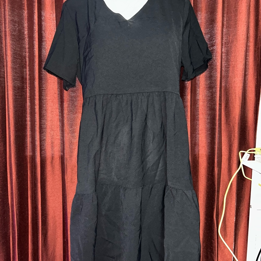 Elegant Black Women's Dress